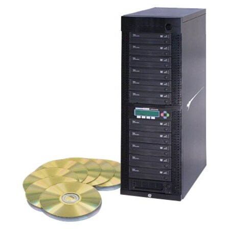 Kanguru Solutions Networked 1-11, 24X Dvd Duplicator W/Hd NET-DVDDUPE-S11
